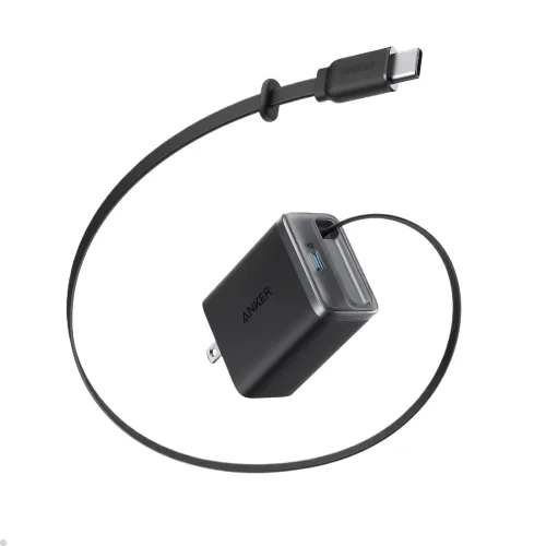 Original Anker Nano 35W Type-C Charger with built-in retractable USB-C cable