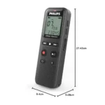 Philips DVT1160 Digital Voice Recorder with 8GB built-in memory