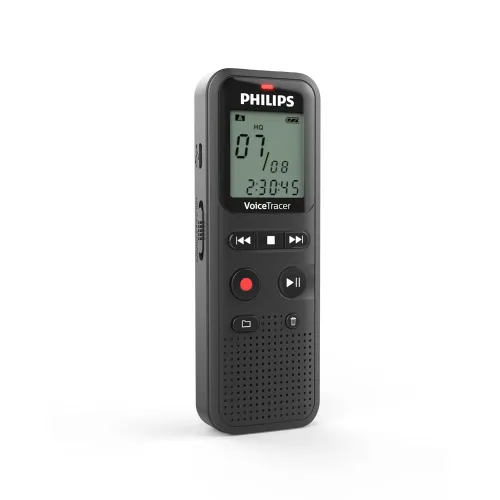 Philips DVT1160 Digital Voice Recorder with 8GB built-in memory