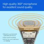 Philips DVT1170 Digital Voice Recorder - Image 2