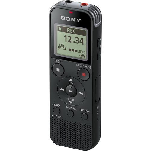 Sony ICD-PX470 4GB digital voice recorder with built-in stereo microphones