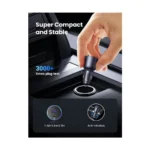UGREEN EC701 (35023) 63W USB-A & USB-C Space Grey Fast Car Charger #35023 - Image 3