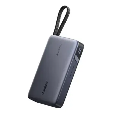 Original UGREEN PB550 20000mAh 67W Power Bank with built-in USB-C cable