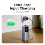 UGREEN PB728 (75702B) 25000mAh 200W Nexode Pro Power Bank with Retractable Cable - Image 2